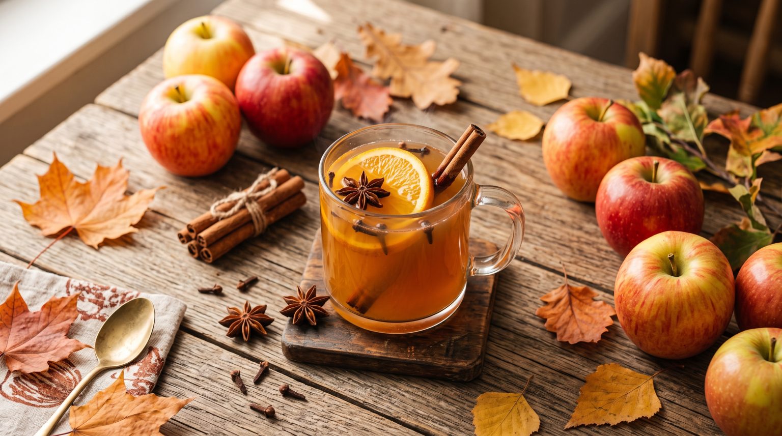 Nejlepší nápoj na chladné večery: Horký jablečný cider, který provoní celý dům!