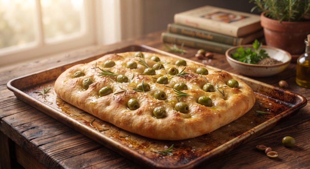 Italská focaccia z plechu: Křupavá pochoutka ze 4 surovin, kterou zvládne úplně každý
