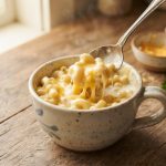 Bleskový Mac & Cheese z hrnku: Americký sýrový zázrak z mikrovlnky za 6 minut Mac & Cheese z hrnku za 6 minut! (2)